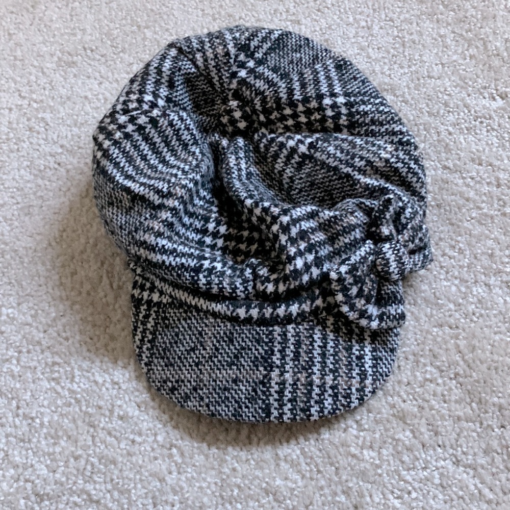 Plaid Page Boy Hat